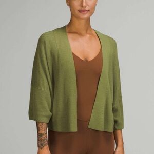 Lululemon Boxy Cashlu Knit Wrap NWT